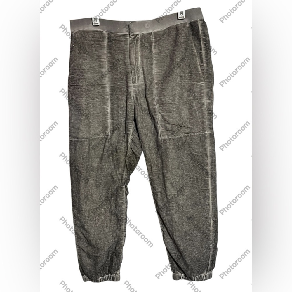 Helmut Gray Distressed Cropped Pants Sz Small